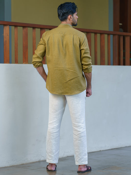 Linen Nemo Long  Sleeve Shirt