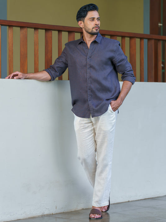Linen Nemo Long  Sleeve Shirt