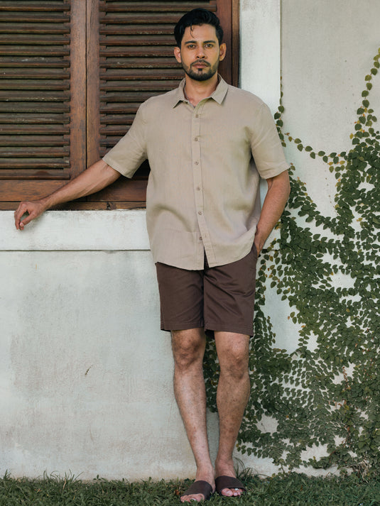 Linen Frank Short Sleeve Shirt