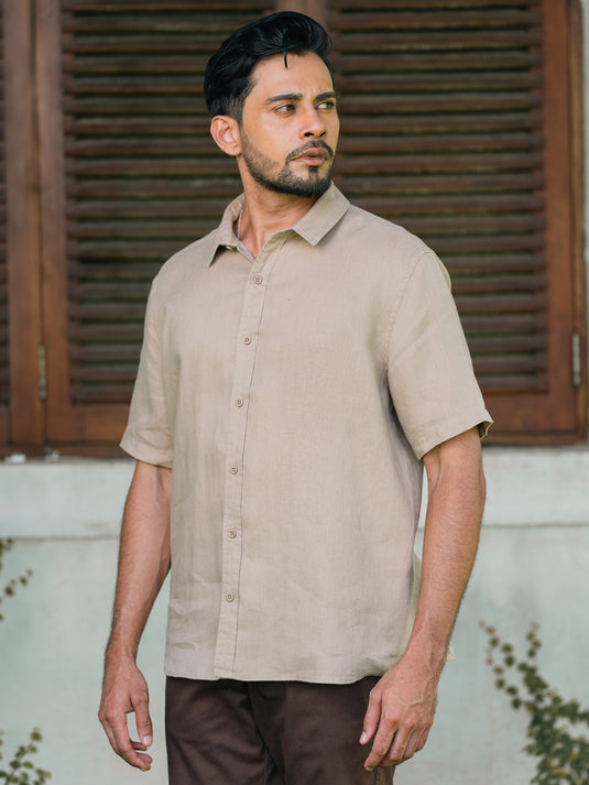 Linen Frank Short Sleeve Shirt