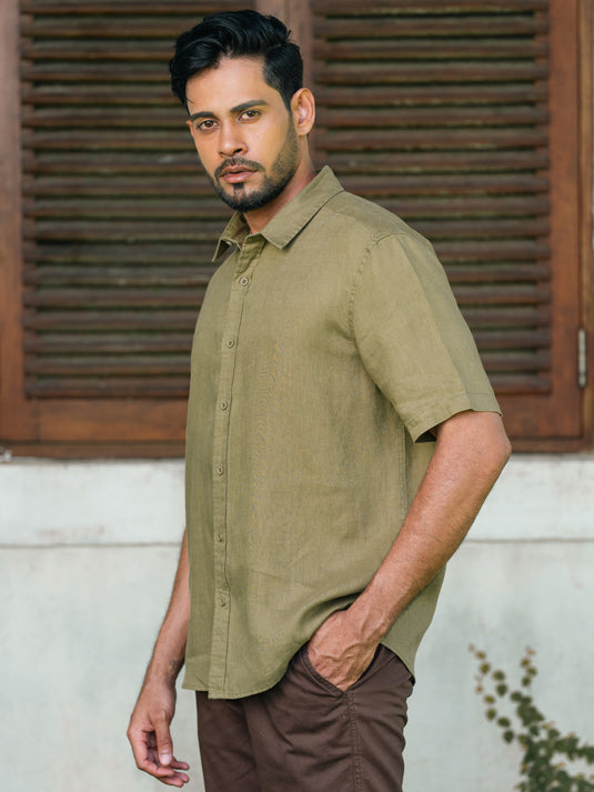 Linen Frank Short Sleeve Shirt