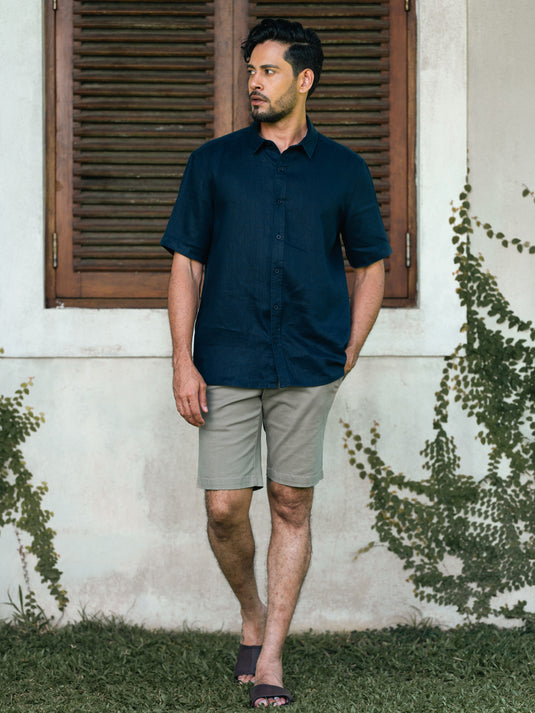 Linen Frank Short Sleeve Shirt