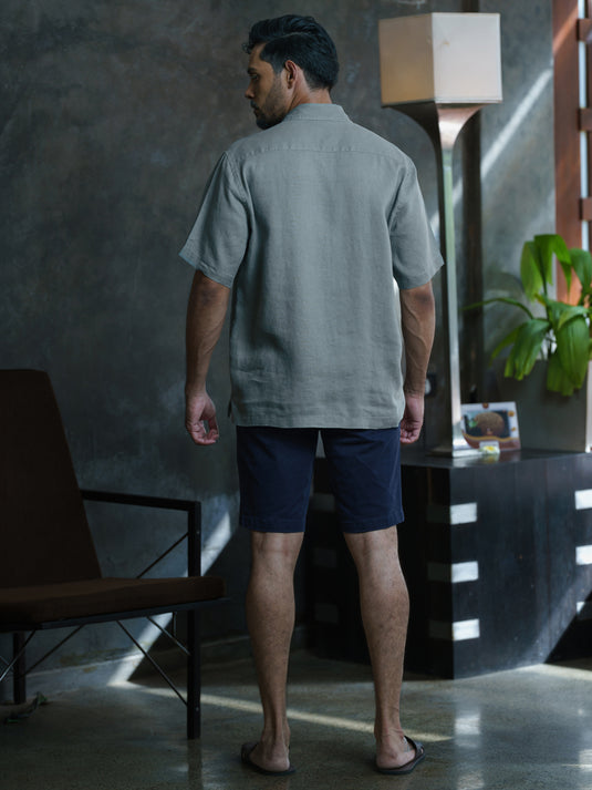 Linen Padini Short Sleeve Shirt