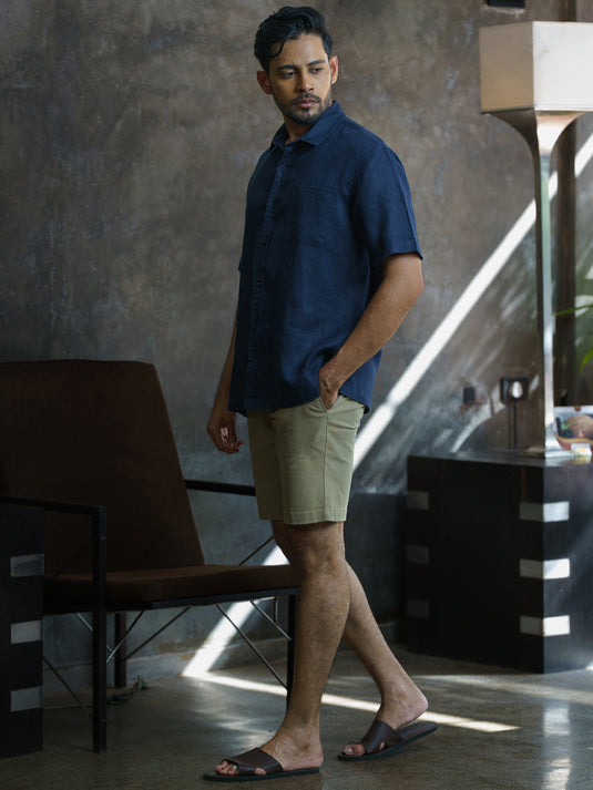 Linen Padini Short Sleeve Shirt
