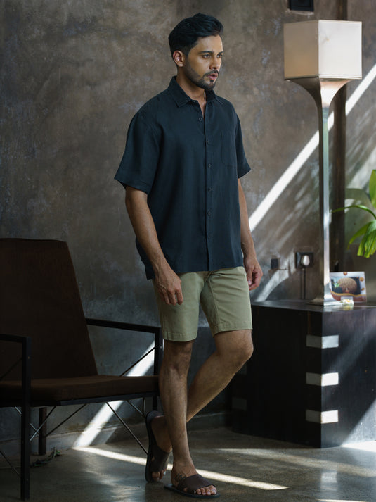 Linen Padini Short Sleeve Shirt