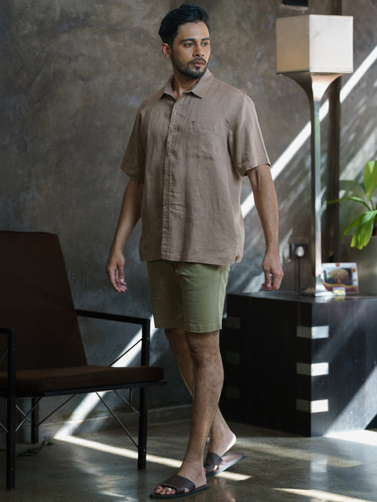 Linen Padini Short Sleeve Shirt