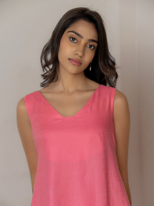 Sleeveless maxi dress