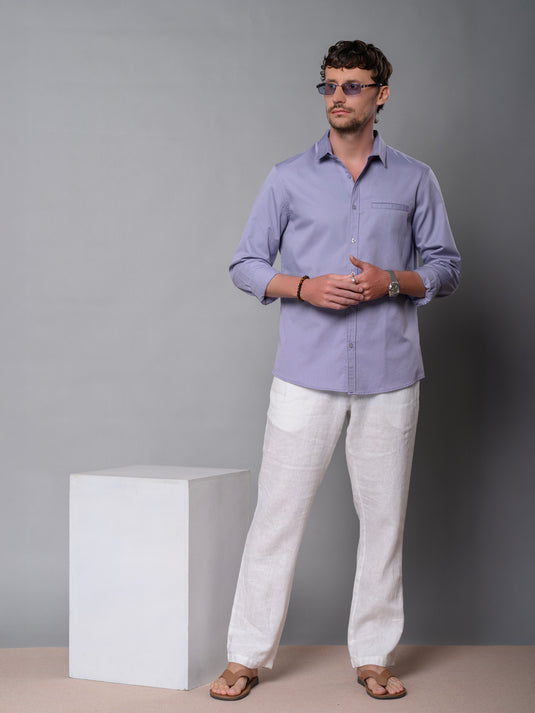 Detailed Pocket L/S shirt