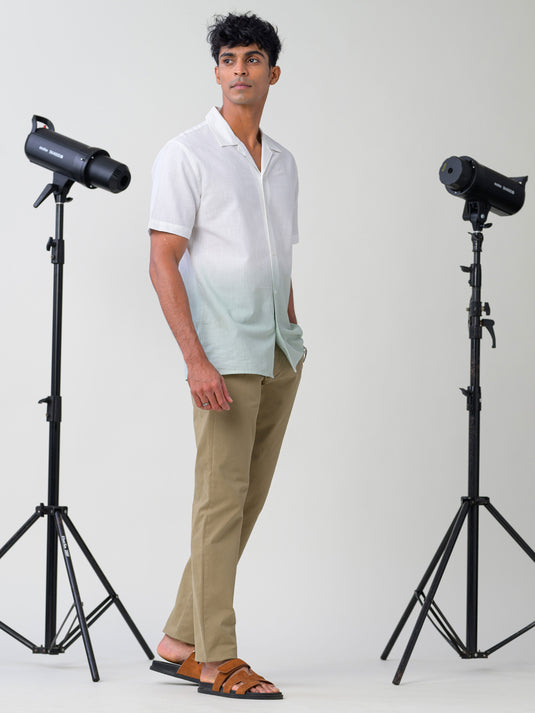 Cuban collared SS shirt