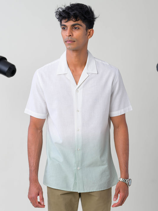 Cuban collared SS shirt