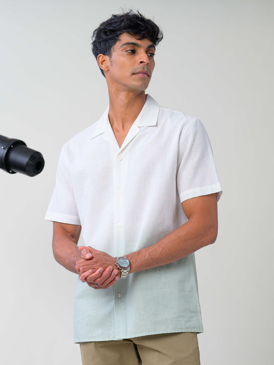 Cuban collared SS shirt