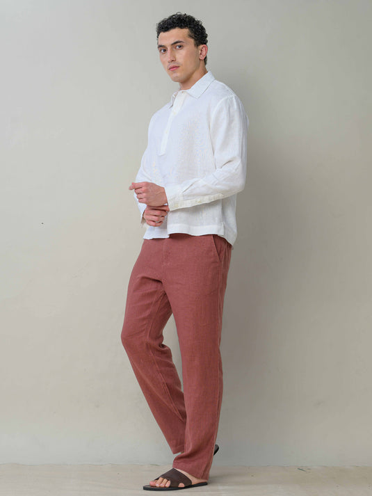 Linen Popover Shirt
