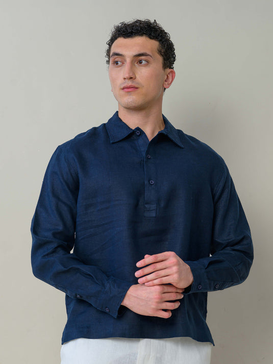 Linen Popover Shirt