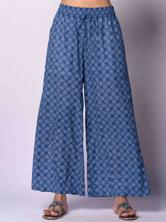Printed Flared Leg Pant