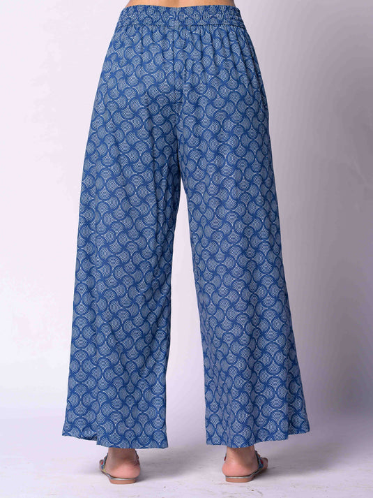 Printed Flared Leg Pant