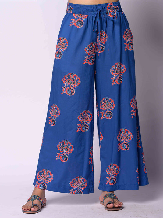 Printed Flared Leg Pant