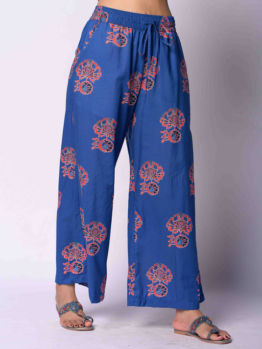 Printed Flared Leg Pant