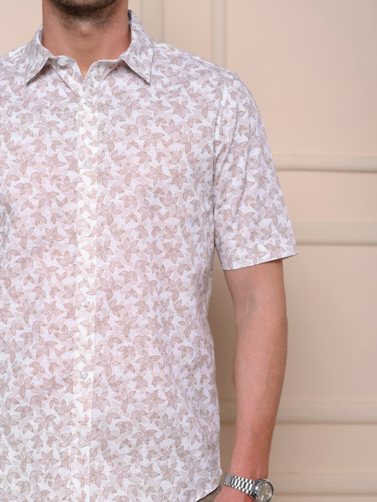 Casual Wear Printed Short Sleeve Shirt