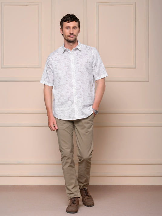 Casual Wear Printed Short Sleeve Shirt