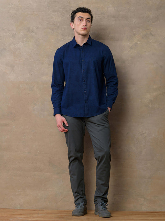 Casual Wear Button Down Long Sleeve Shirt