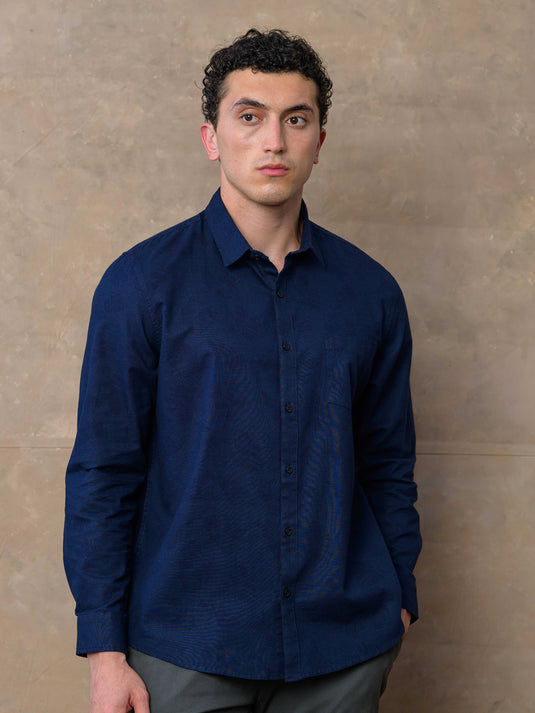 Casual Wear Button Down Long Sleeve Shirt