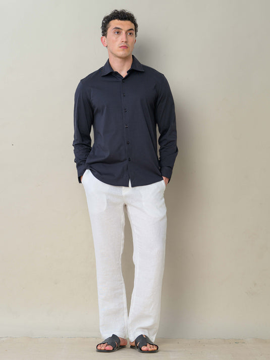 Knitted Long Sleeve Shirt