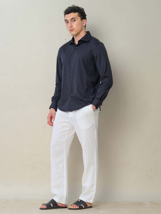 Knitted Long Sleeve Shirt