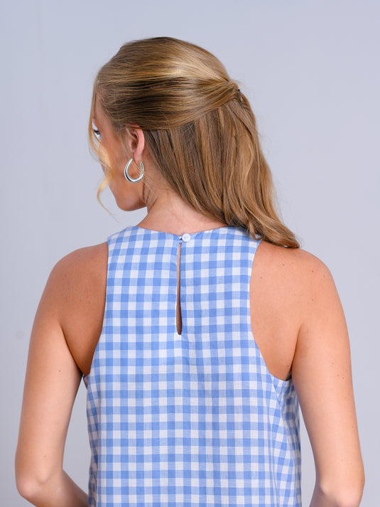 Sleeveless midi dress