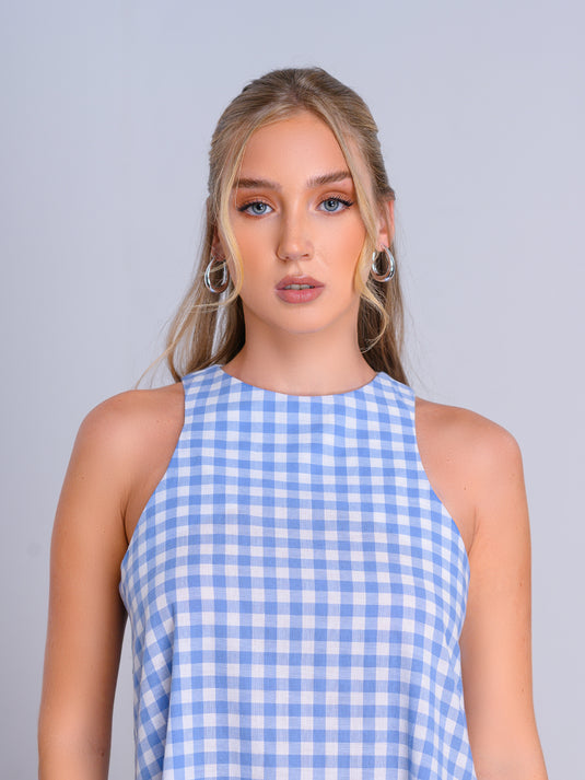 Sleeveless midi dress