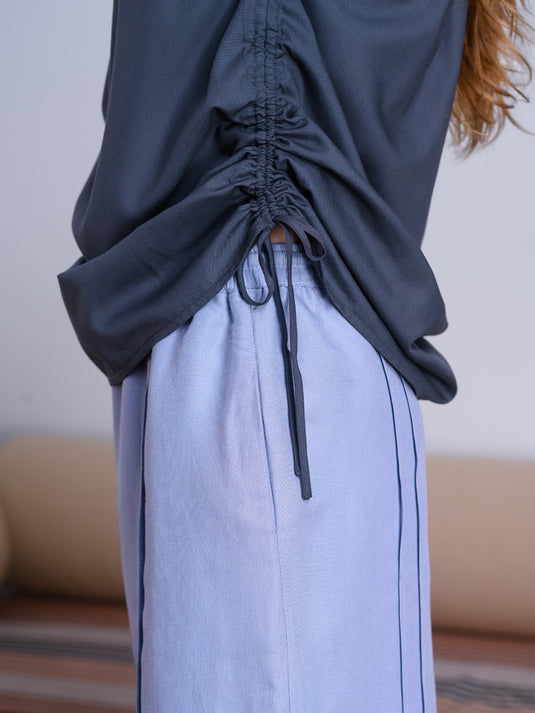 Cami with side drawstring