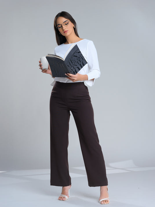 Long sleeve blouse with cuff detailing