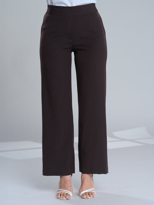 Basic tailored pant with elasticated back