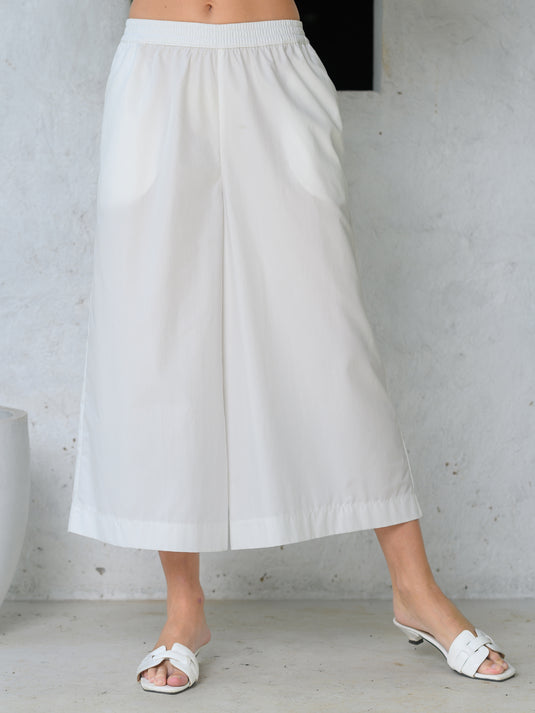 Elasticated waist culotte
