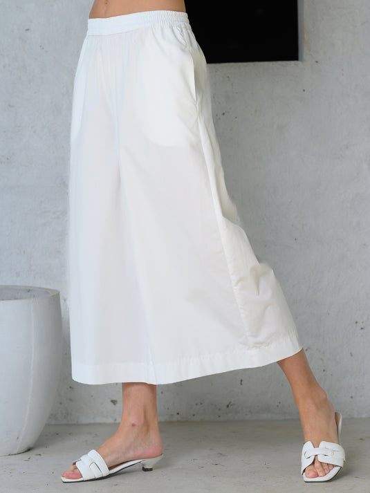 Elasticated waist culotte