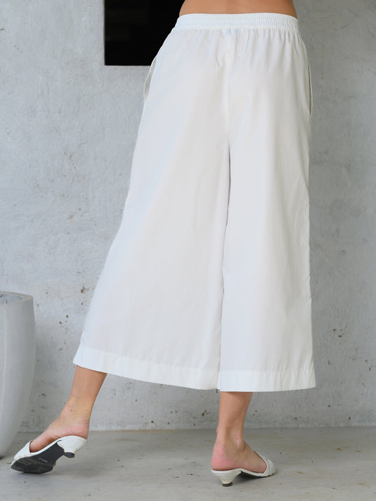 Elasticated waist culotte