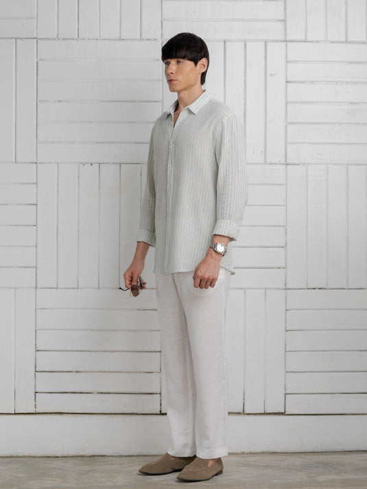 Casual regular L/S shirt