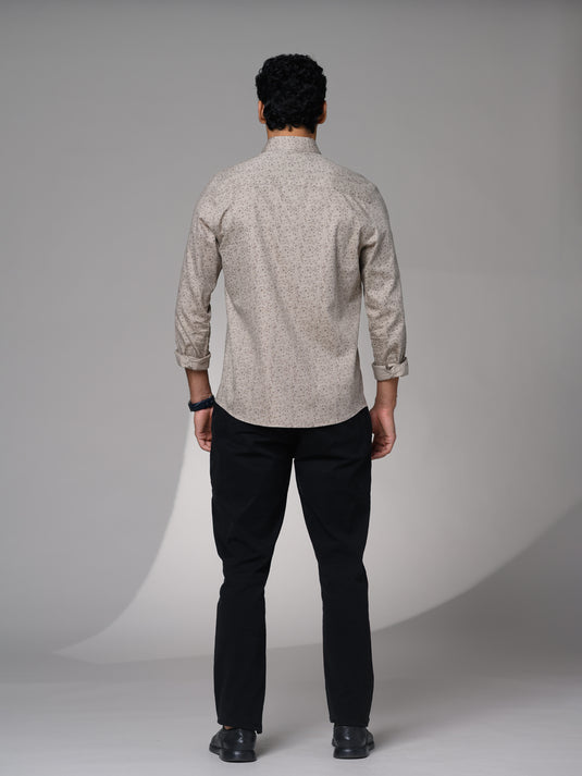 Casual Wear Printed Long Sleeve Shirt