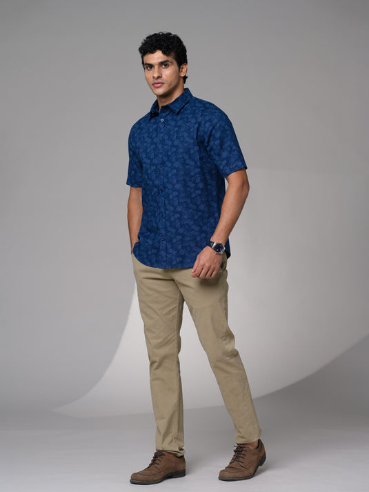 Casual Wear Printed Short Sleeve Shirt