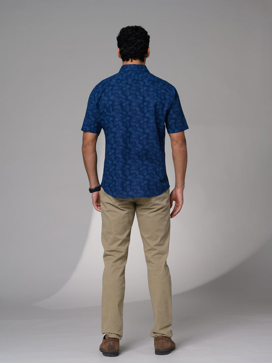 Casual Wear Printed Short Sleeve Shirt