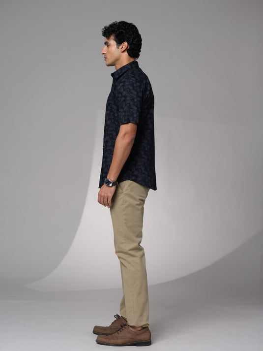 Casual Wear Printed Short Sleeve Shirt