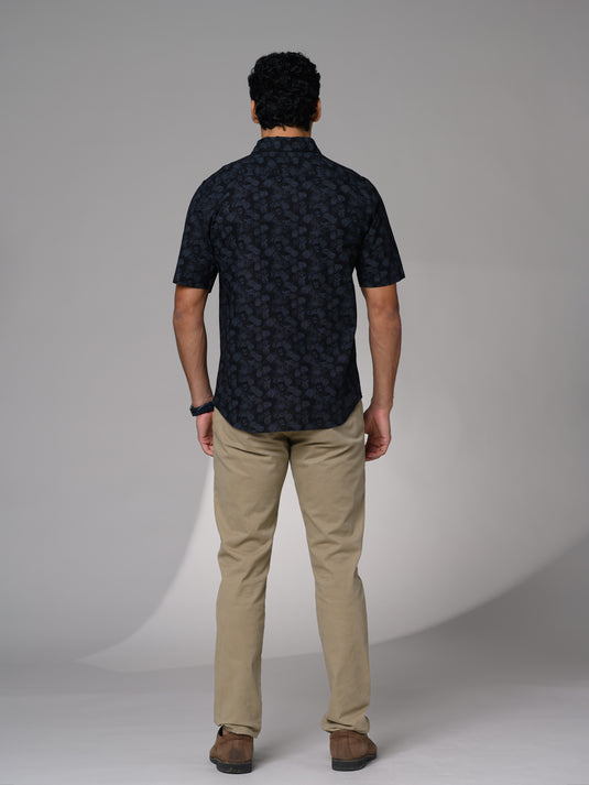 Casual Wear Printed Short Sleeve Shirt