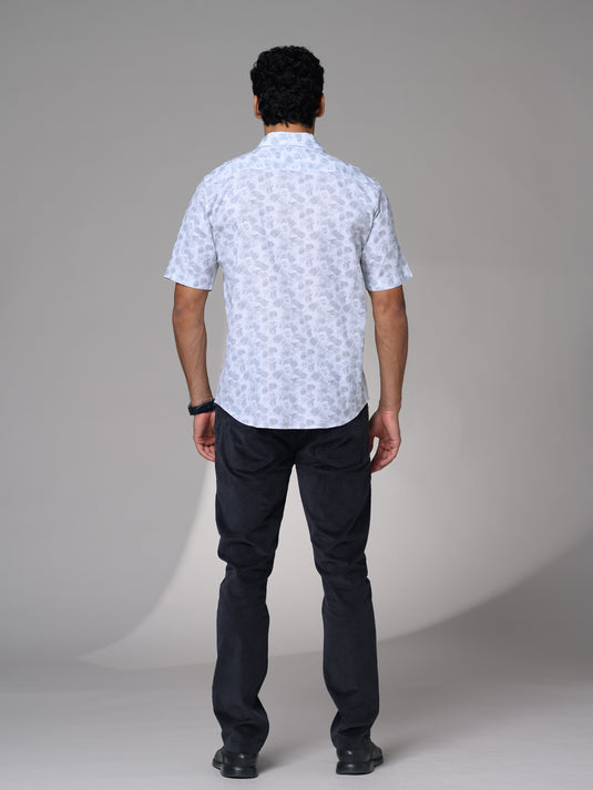 Casual Wear Printed Short Sleeve Shirt