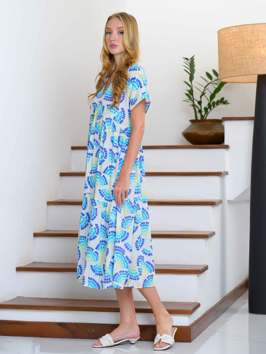 Tiered panel dress