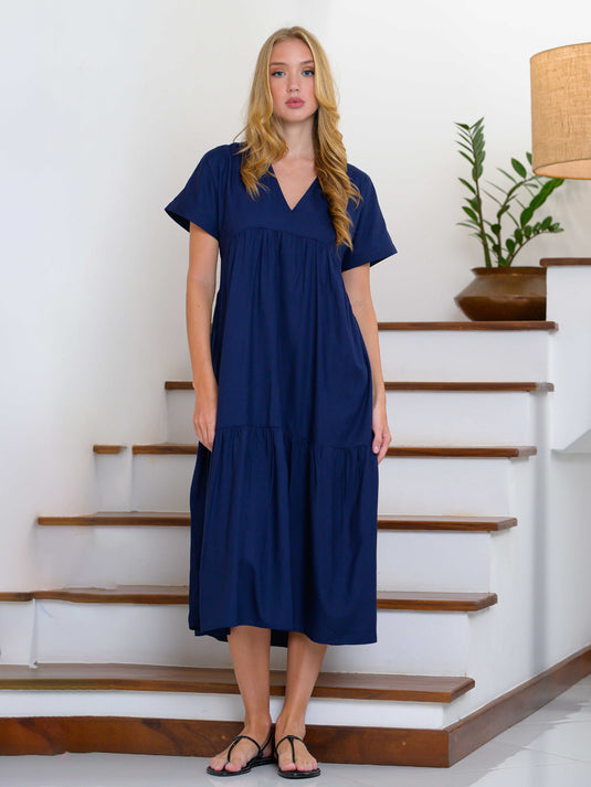 Tiered panel dress