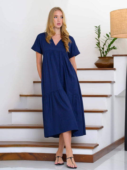 Tiered panel dress