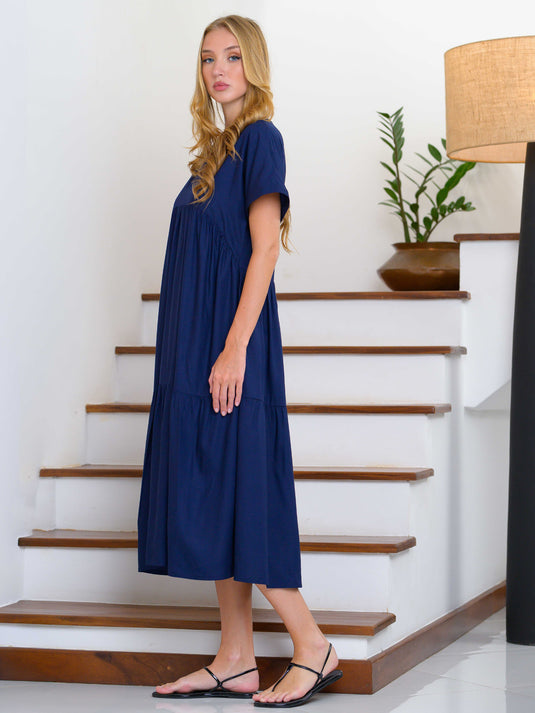 Tiered panel dress
