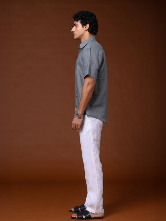 Linen Spencer Short Sleeve Shirt