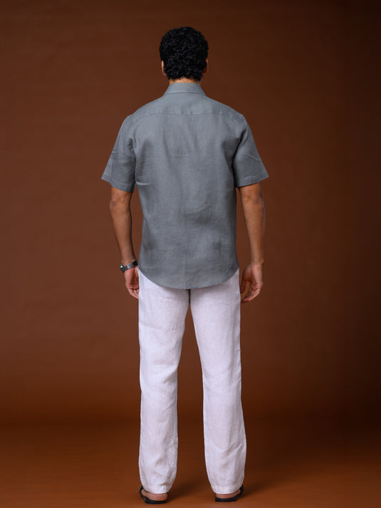 Linen Spencer Short Sleeve Shirt