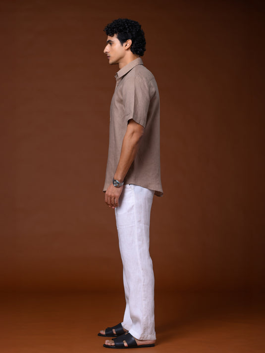 Linen Spencer Short Sleeve Shirt