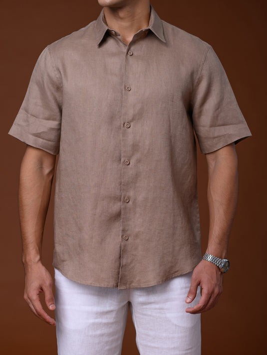 Linen Spencer Short Sleeve Shirt